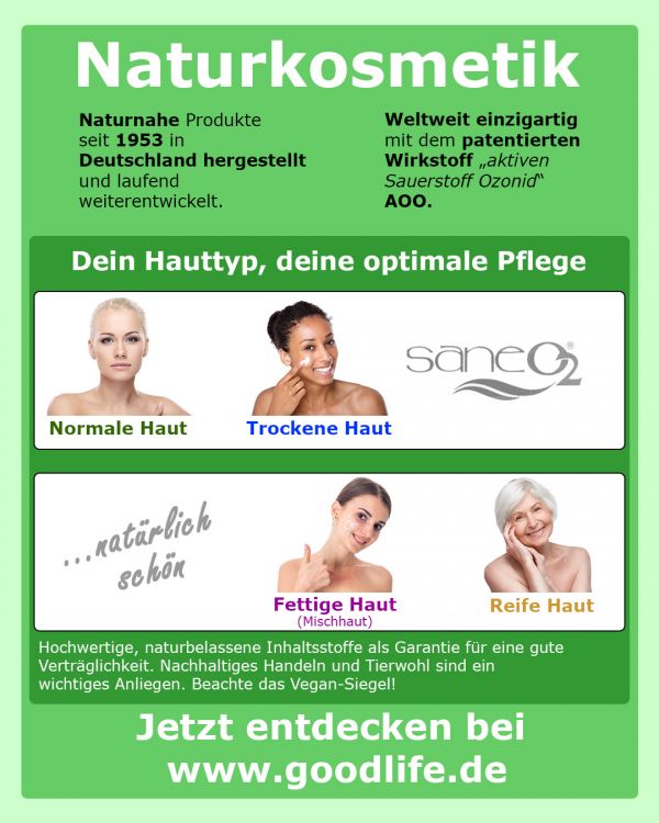 Naturkosmetik | Einzigartig mit aktiven Sauerstoff OZONID