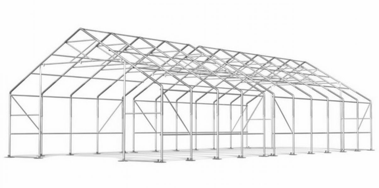  GANZJHRIGE INDUSTRIEHALLE 10x24 Lagerzelt Lager ARCTIC PVC