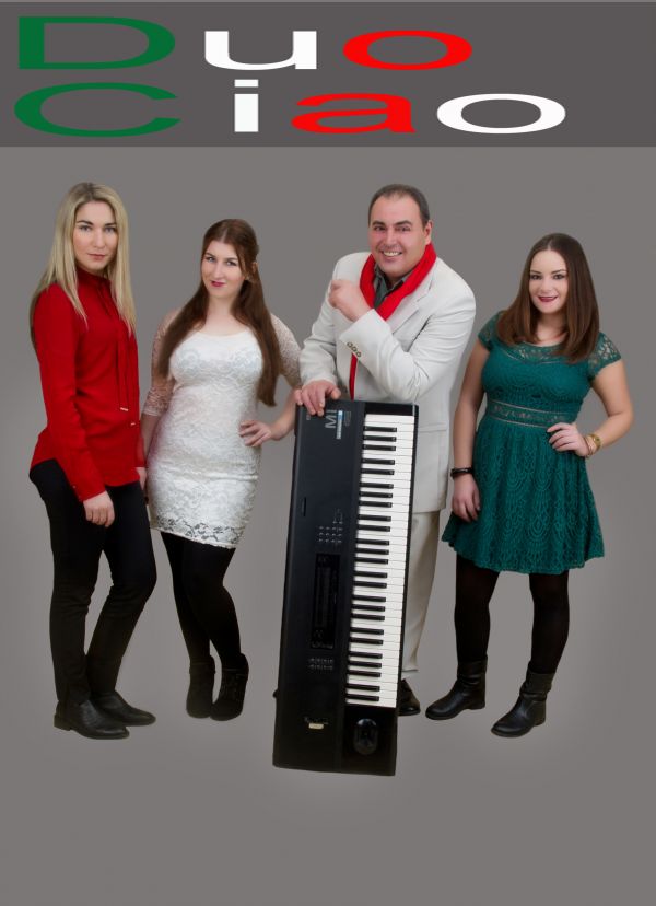 Italienische Live Musik Duo Band Ciao