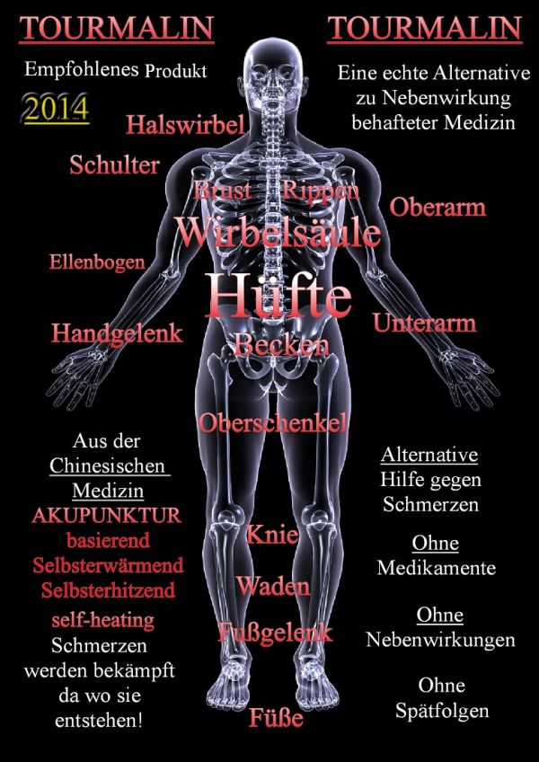 TOURMALIN anti Schmerzen Rcken - Bandage