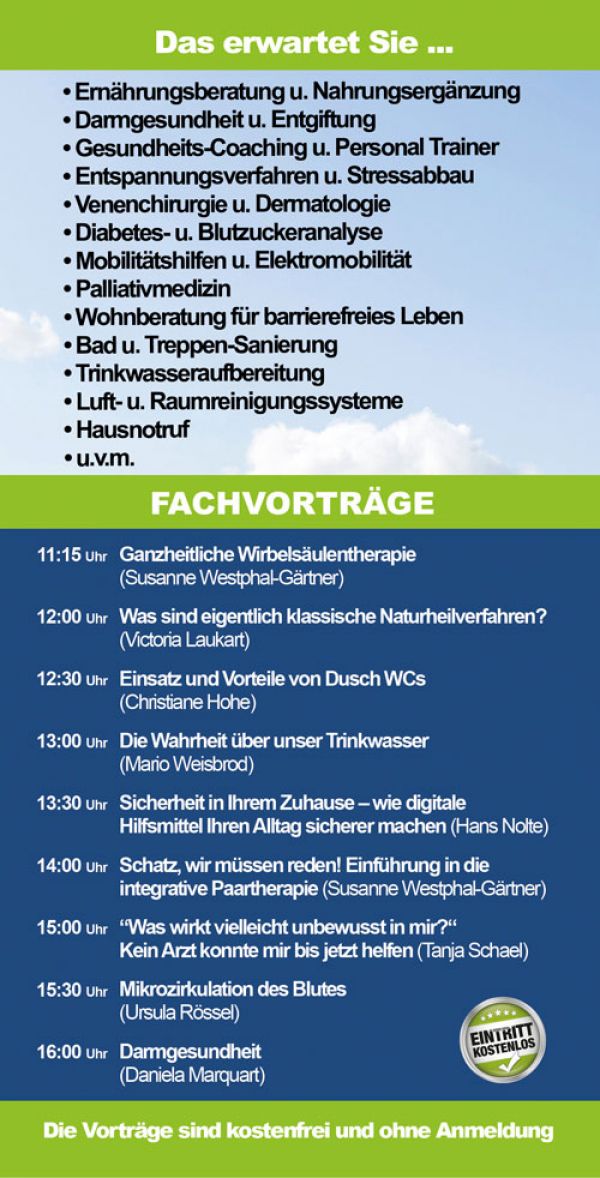 Gesundheitsmesse Barsinghausen am 03.09.2023