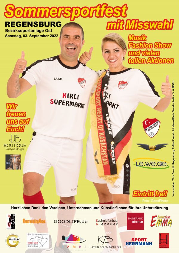 Sommersportfest Regensburg mit Misswahl, Musik und Fashion-Show