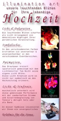 Licht fr Ihre stimmungsvolle Hochzeitsfeier
