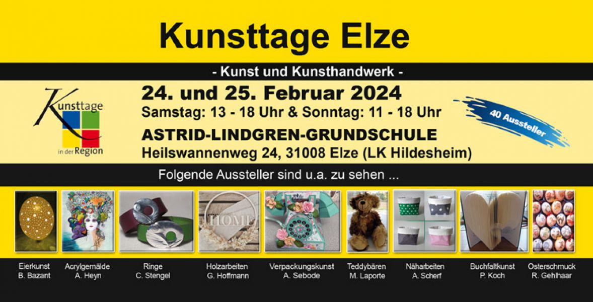 Kunsttage Elze 2024  Kunst und Kunsthandwerk