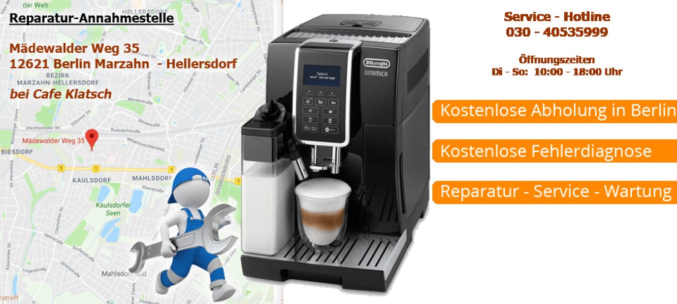 DeLonghi Reparatur Service Hellersdorf Marzahn Kaulsdorf