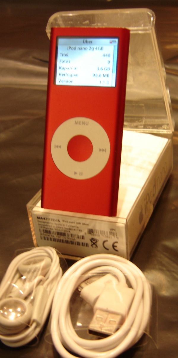IPod Nano 2. Generation 4 GB Sondermodell (PRODUCT) RED 