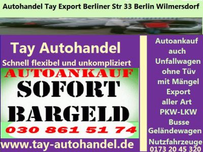 AUTOANKAUF BERLIN / UMLAND AUTOHANDEL TAY 0308615174