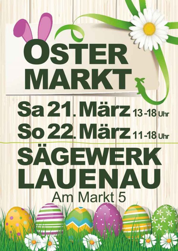Ostermarkt Lauenau 21. und 22. März 2020 