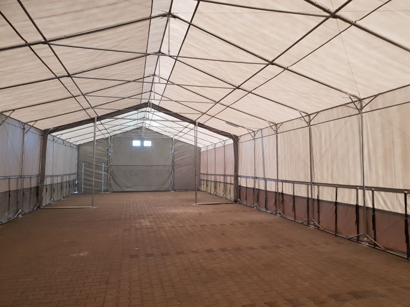  Lagerzelt 8x16 Zelthalle Weidezelt Zeltgarage Garagenzelt Winter