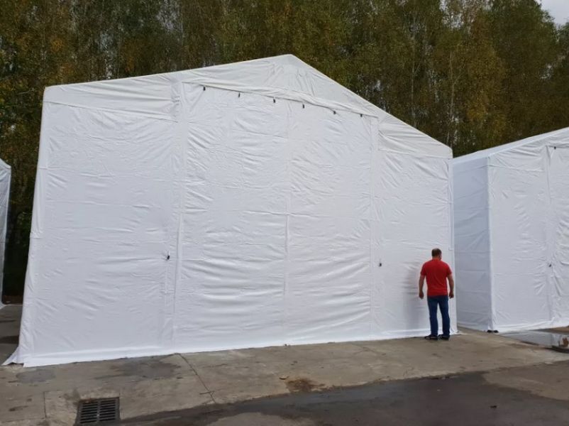  Ganzjhriges Lagerzelt Lagerhalle Polar 8x20 Garage PVC Winter