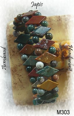 Silberschmuck, traumhaft schnes Jaspisarmband