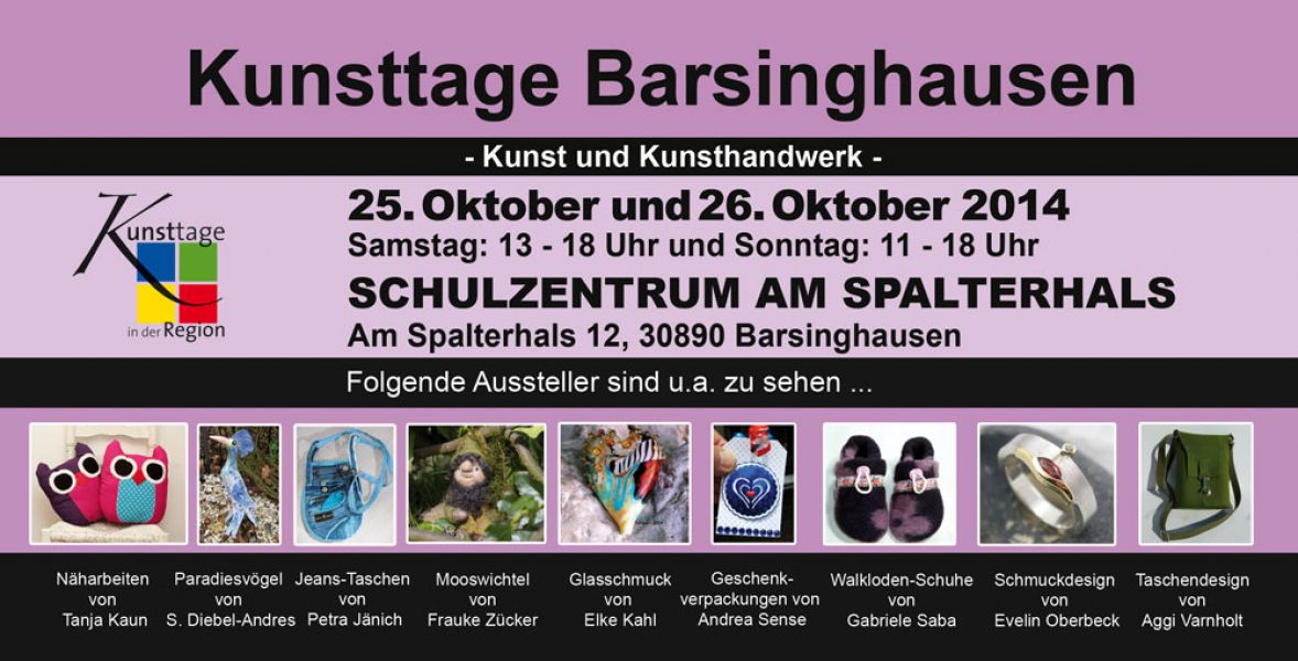 Kunsttage Barsinghausen 2014 – Der Kunsthandwerkermarkt 