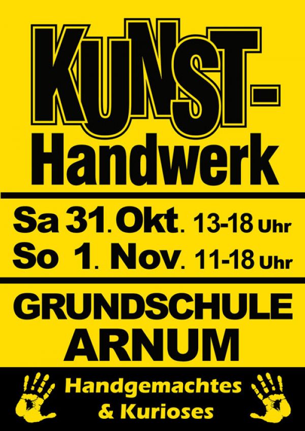 Arnumer Kunsttage 31.10-01.11.2015 – Der Kunsthandwerkermarkt