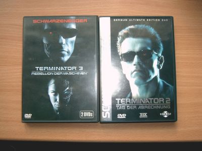 4 DVD  ,TERMINATOR 2 und 3