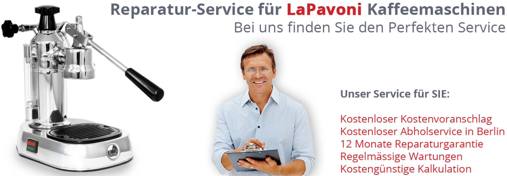Pavoni Reparatur Service Berlin
