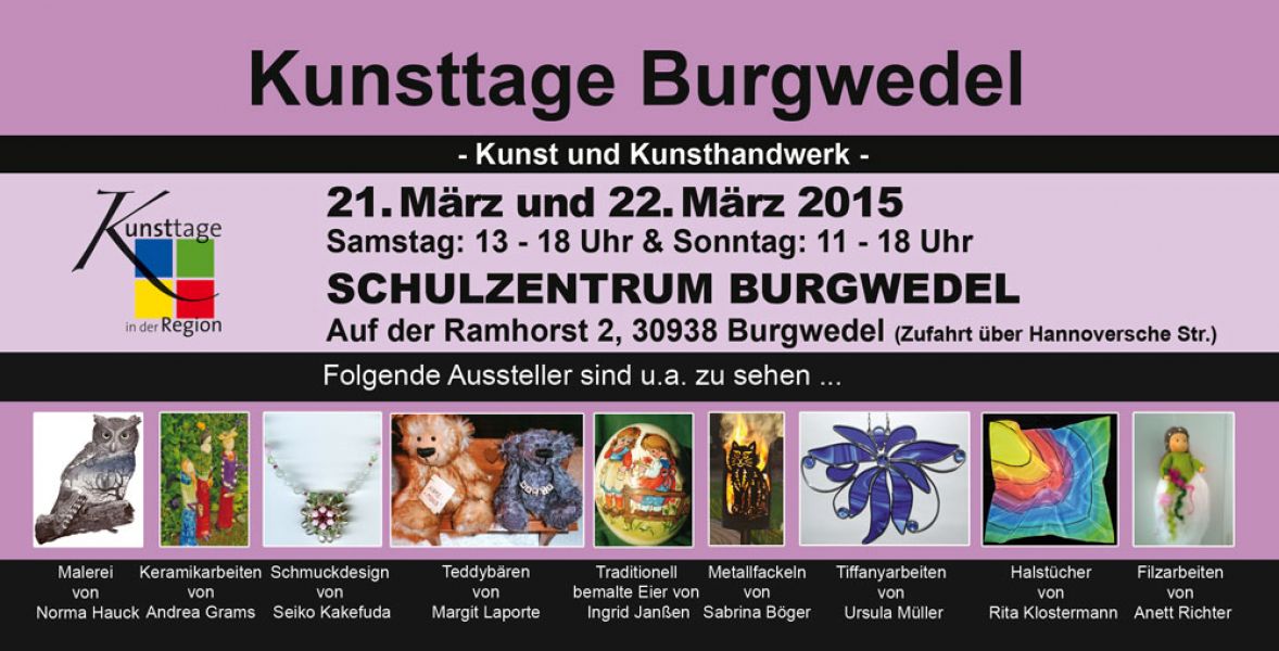 Kunsttage Burgwedel 2019 - Der Kunsthandwerkermarkt