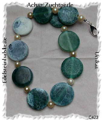 Schmuck, formvollendet schne Edelsteinkette