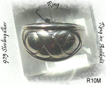 Silberschmuck, stilvoller, attraktiver Ring  