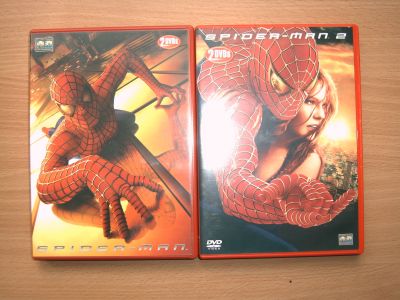 4 DVD  SPIDER- MANN ( 1 und 2 )