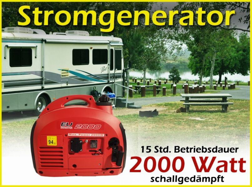 Stromaggregat Scheffler SK-2000 Benzin 2000 W OVP