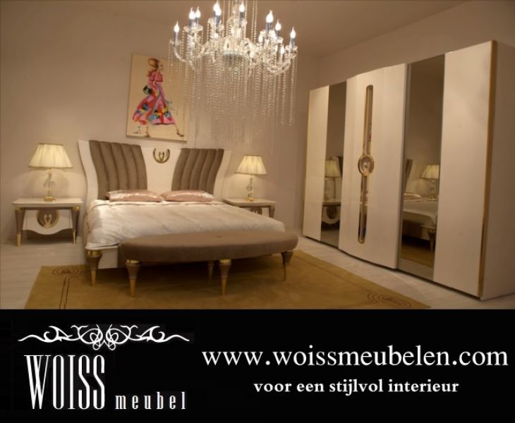 WOISS neues Modell Stilmöbel Luxus Hochglanz Schlafzimmer 