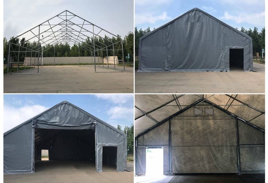  GANZJHRIGE INDUSTRIEHALLE 10x20 Lagerzelt Lager ARCTIC PVC