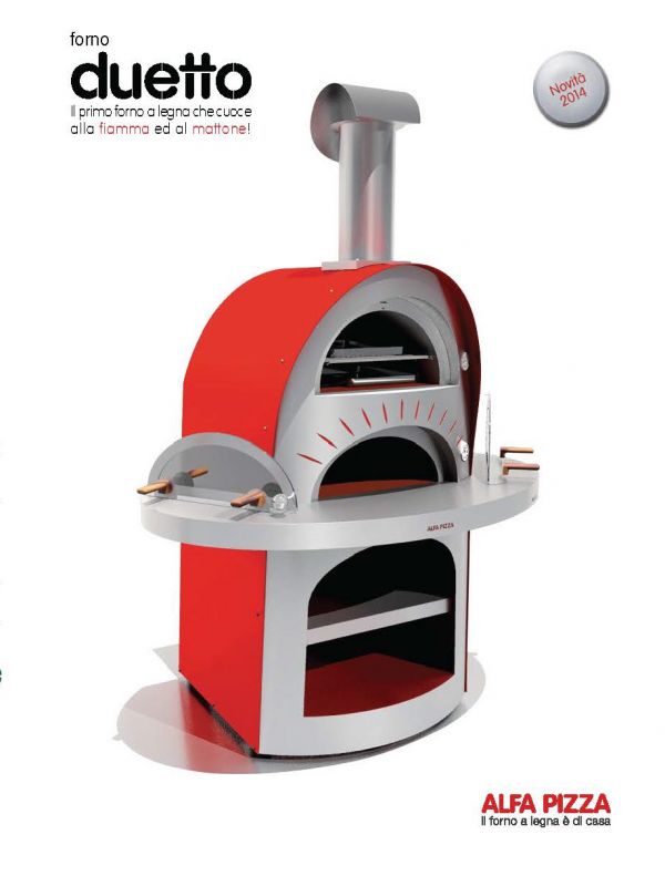 ALFA Pizza Holzbackofen, 100% made in Italy 